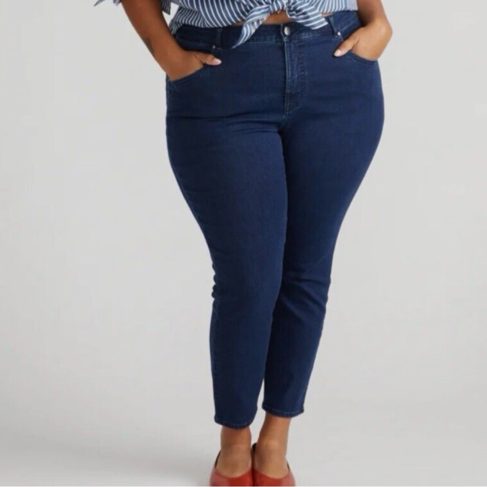 Universal Standard Dark Indigo Polina Jeans size 16 NWT